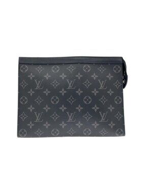 Louis Vuitton Monogram Eclipse Pochette Voyage MM Bag
